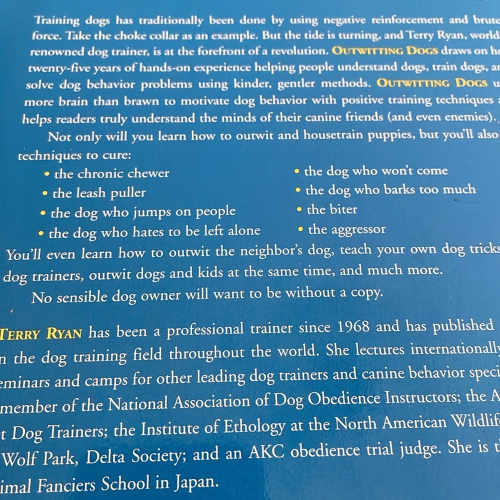 Outwitting Dogs book - Picture 4 of 10